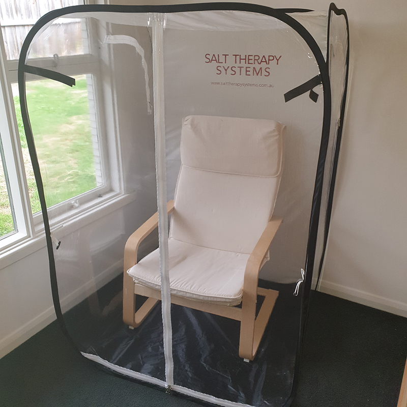 Mini Pop Out Salt Therapy Room - Click Image to Close
